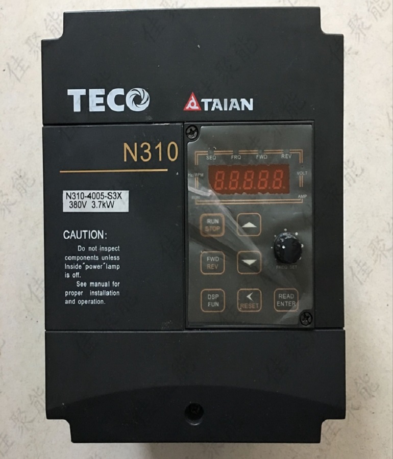 山东烟台TECO N310-4005-S3X 3.7kW 东元变频器维修 台安变频器维修