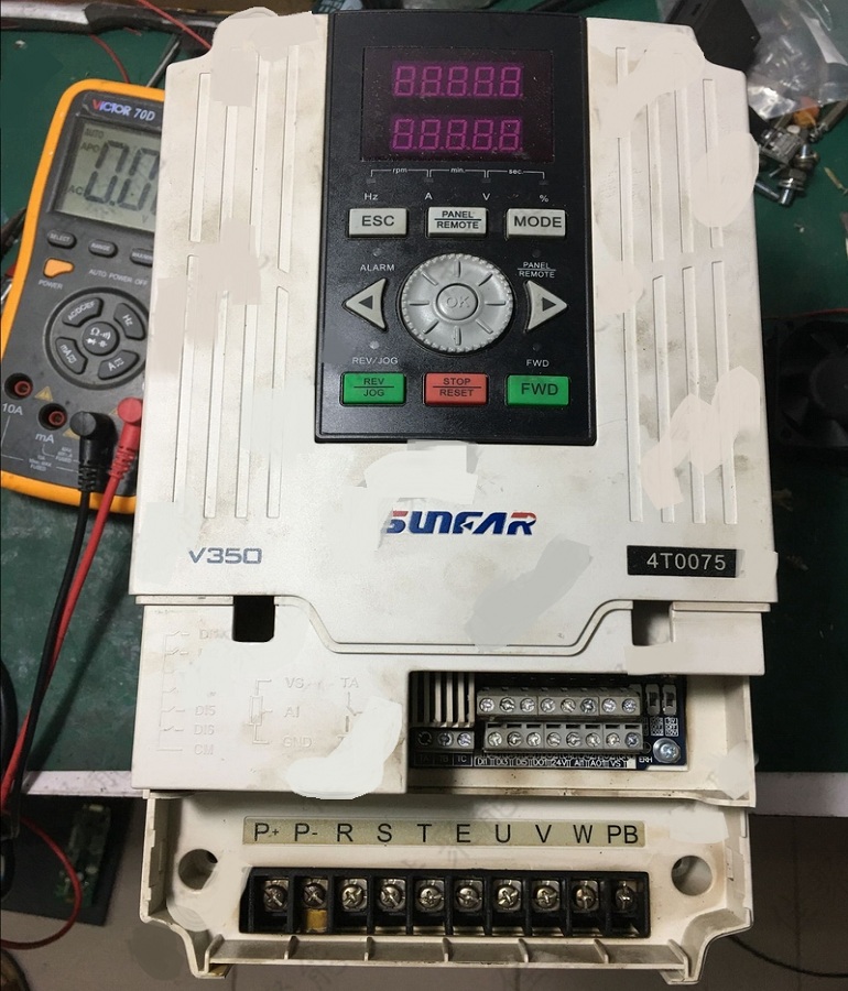 山东烟台SUNFAR V350-4T0075四方变频器维修 四方变频调速器维修
